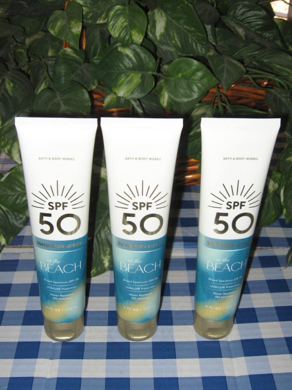 BBW At The Beach Sunscreen Lotion Lot of 3 New NWT